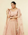 Light Pink Imperial Paisley Patterned Lehenga image number 1